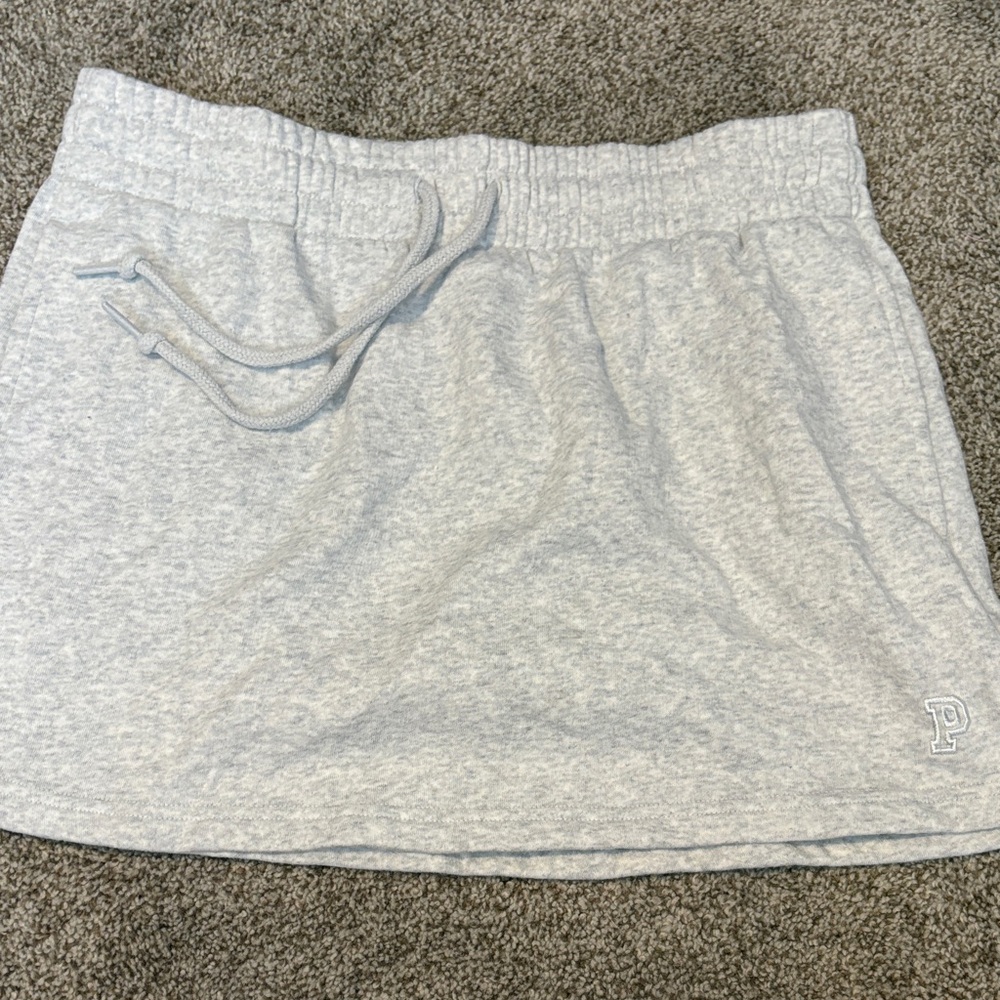 PINK Victoria's Secret Light Gray Skirt